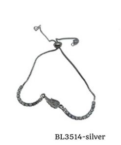 Bracelet Wing Rhinestone Pull cord Chain